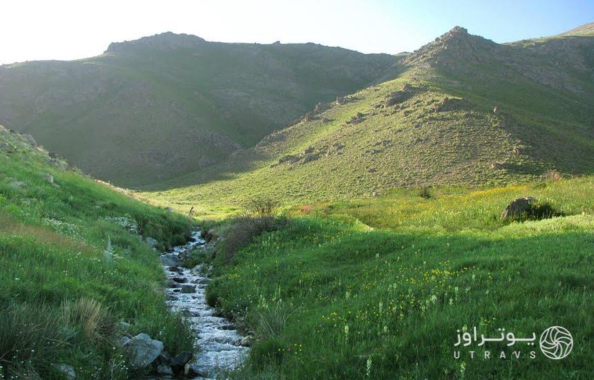 مسیر سرسبز لاله زار کرمان